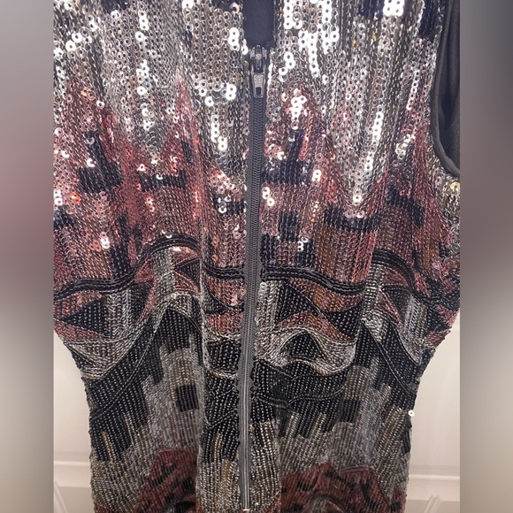 My Michelle tribal sequin halter dress - Picture 7 of 8